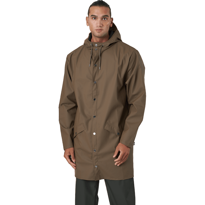 Rains Long Jacket Wood