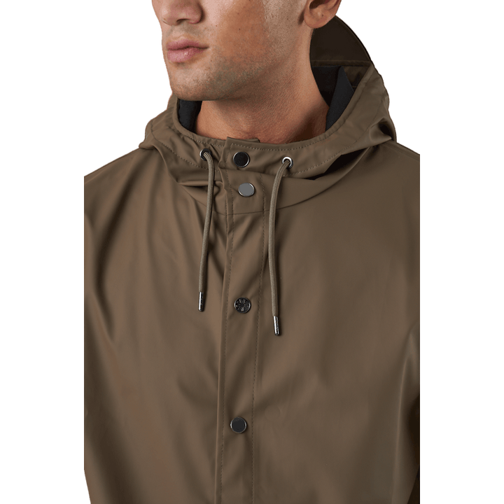 Rains Long Jacket Wood