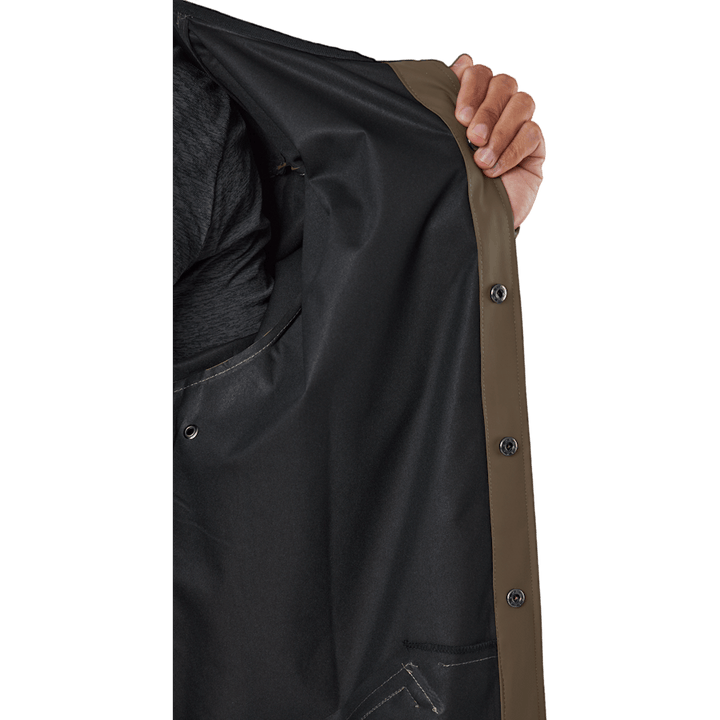 Rains Long Jacket Wood