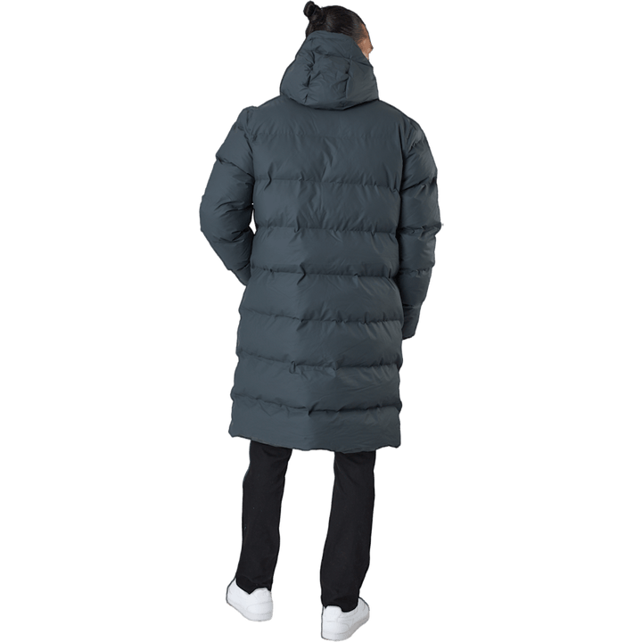 Rains Long Puffer Jacket Slate