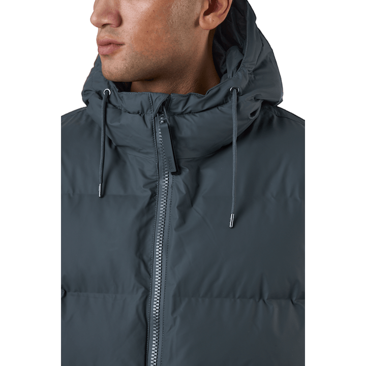 Rains Long Puffer Jacket Slate