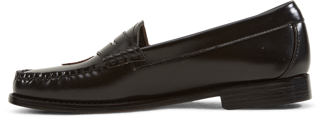 Gh Weejun Wmn Penny Love Black Lthr W/red