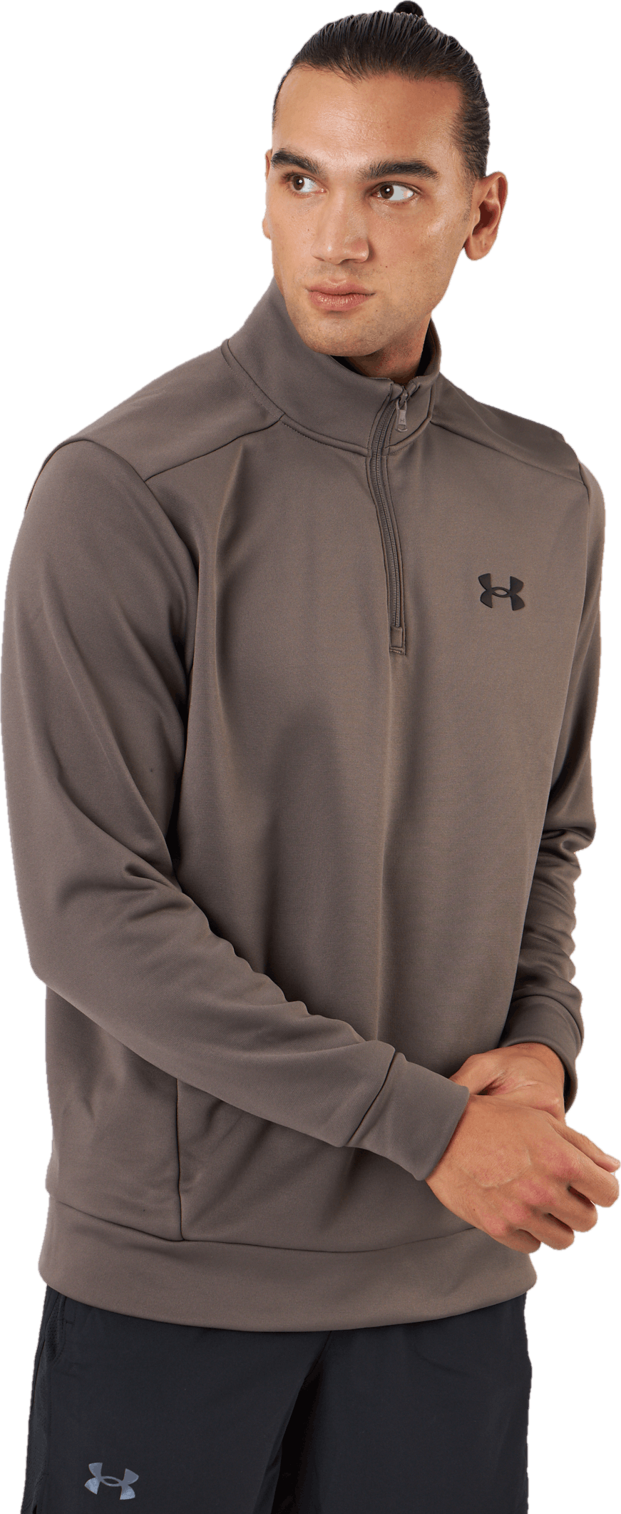 Ua Armour Pile 1/4 Zip Fresh Clay