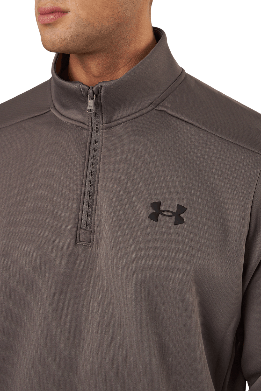 Ua Armour Pile 1/4 Zip Fresh Clay