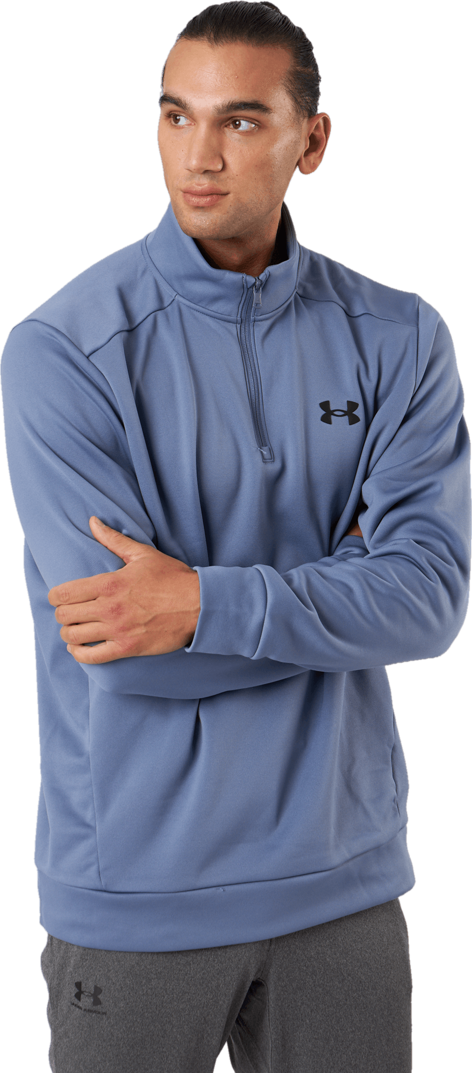 Ua Armour Fleece 1/4 Zip Aurora Purple