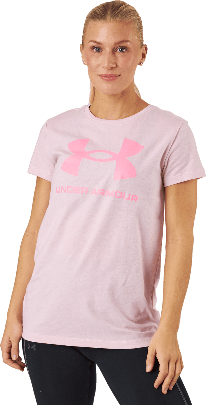Ua Sportstyle Logo Ss Prime Pink