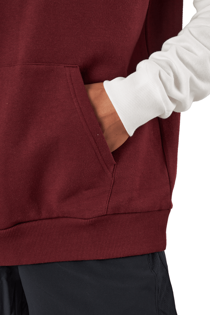 Ua Rival Wm Colorblock Hd Chestnut Red