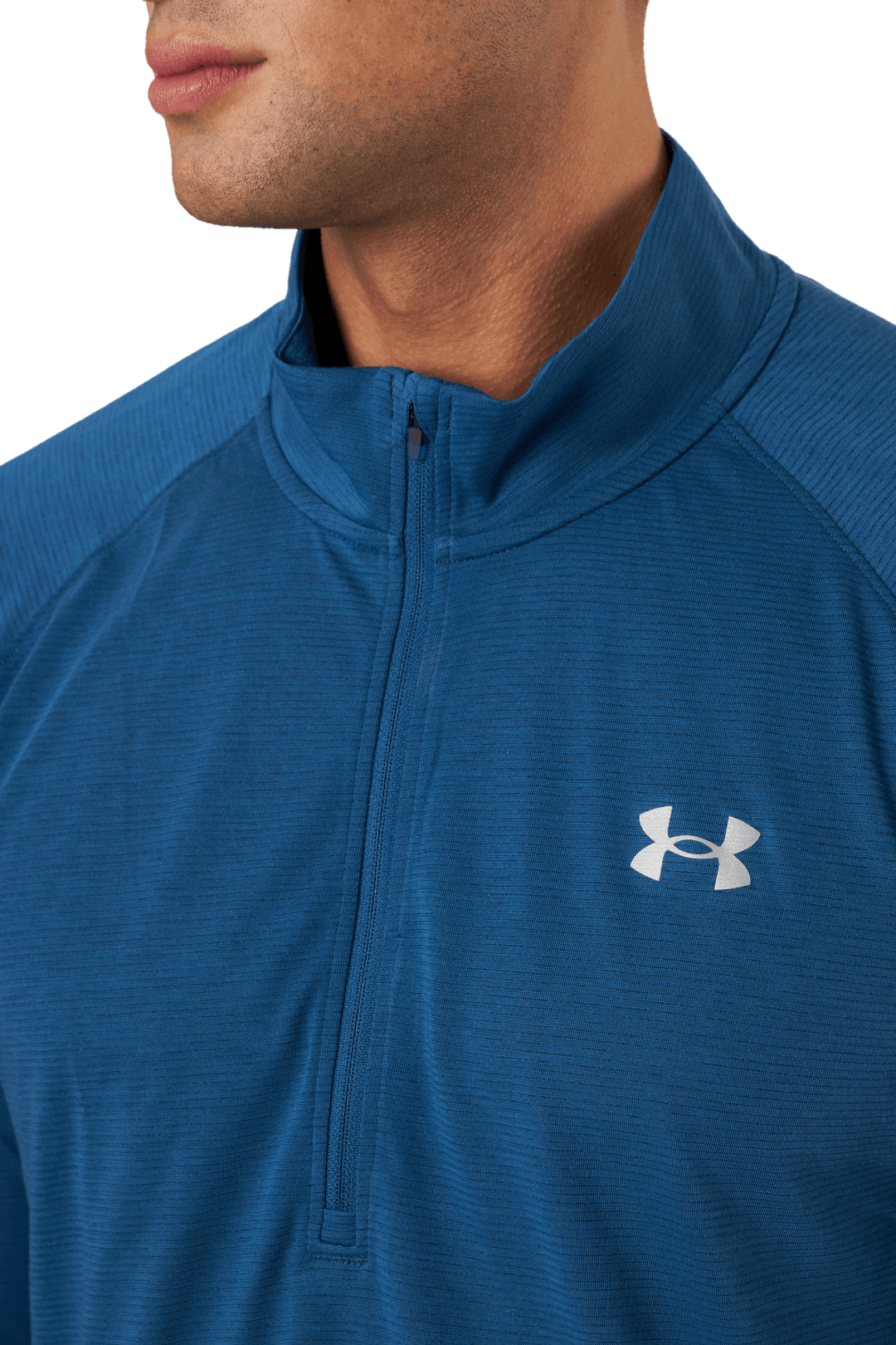 Ua Streaker Half Zip Petrol Blue