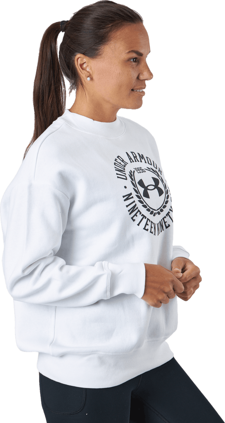Rival Fleece Crest Grp Crew Weiß