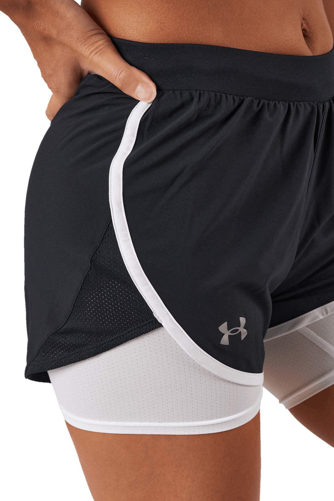 Ua Fly By Elite 2-in-1 Short Nero