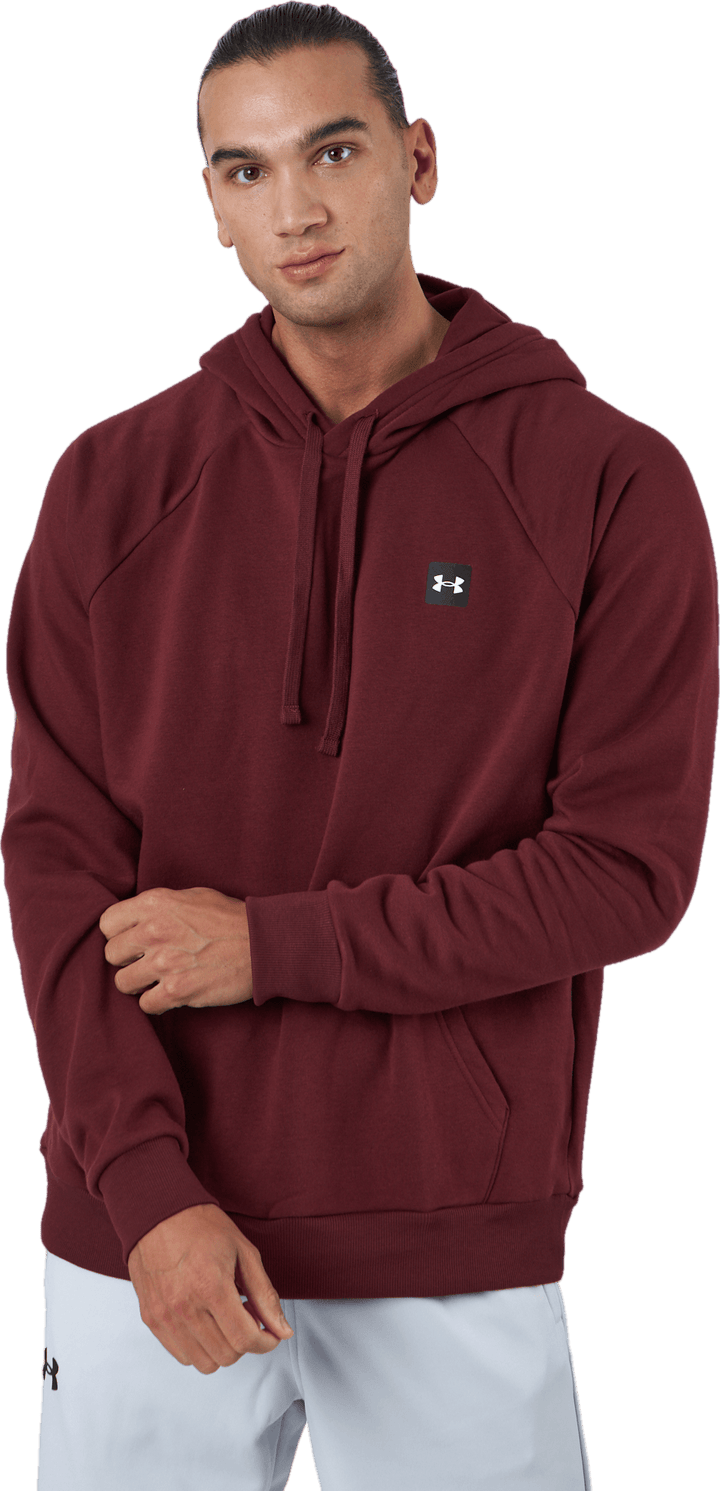 Ua Rival Fleece Hoodie Châtaigne Rouge