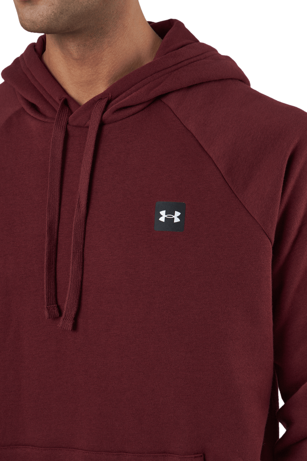 Ua Rival Fleece Hoodie Châtaigne Rouge