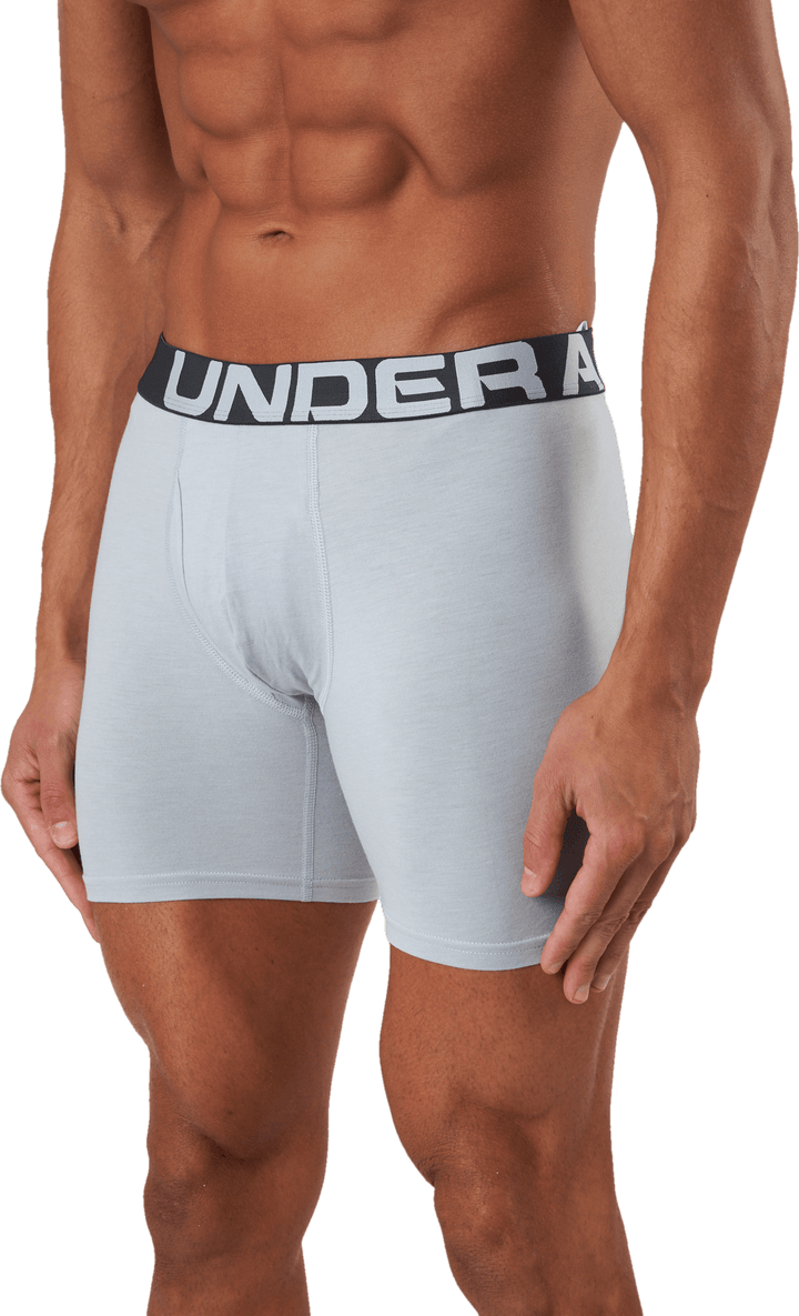 Ua Charged Cotton 6in 3 Pack Royal