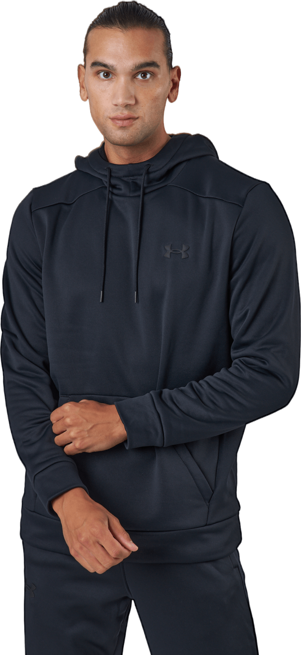 Ua Armour Fleece Hoodie Noir