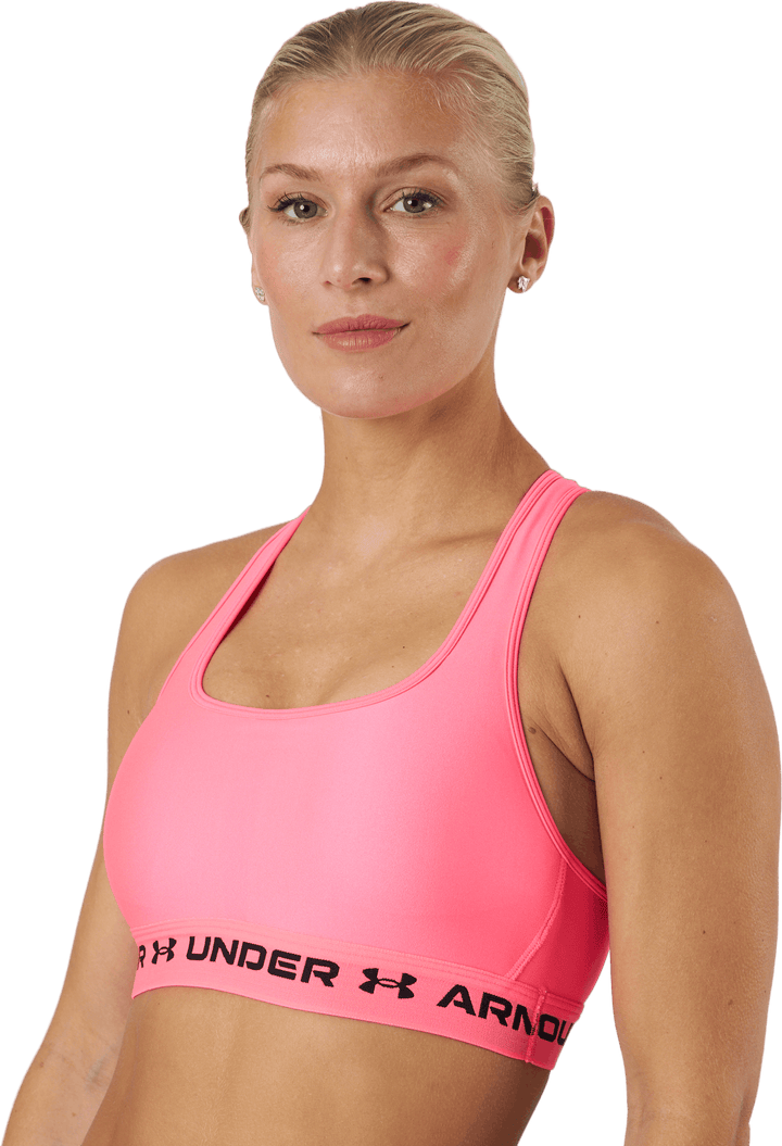 Ua Crossback Mid Bra Cerise