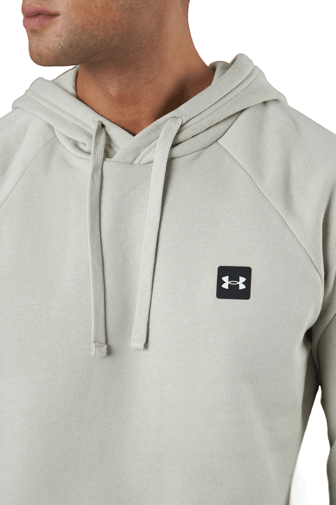 Ua Rival Felpa con cappuccio in pile Khaki Base