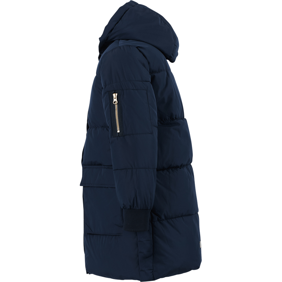 Nkfmuso Long Puffer Jacket Cam Dark Sapphire