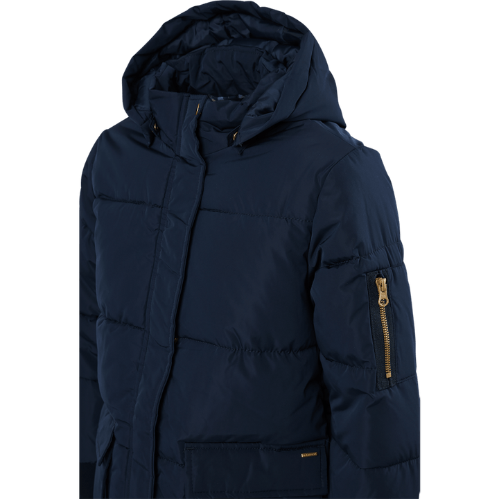 Nkfmuso Long Puffer Jacket Cam Dark Sapphire