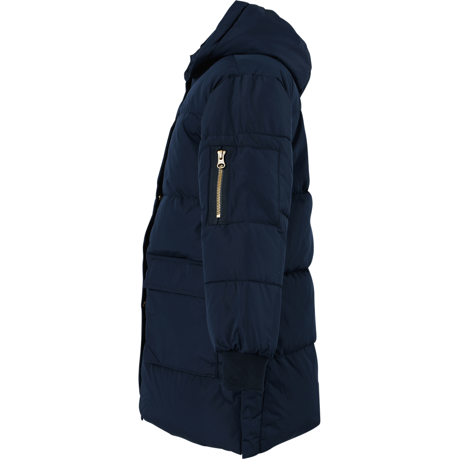 Nkfmuso Long Puffer Jacket Cam Dark Sapphire