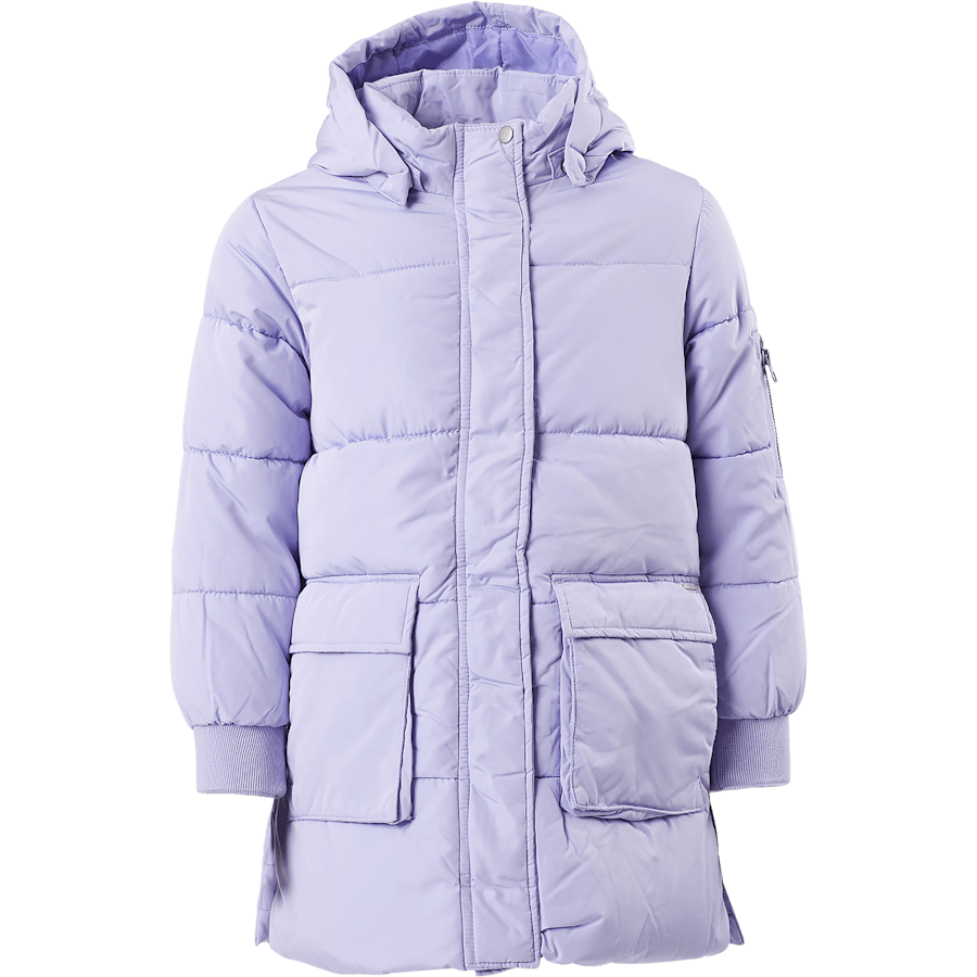 Nkfmuso Long Puffer Jacket Cam Lavender