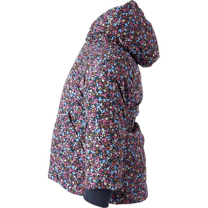 Nmfmaxi Jacket Petit Flower1 Odyssey Gray