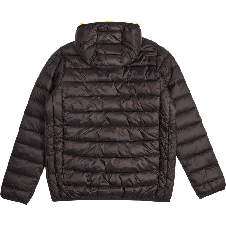 B.intl B Ouston Hooded Quilt Black/yellow