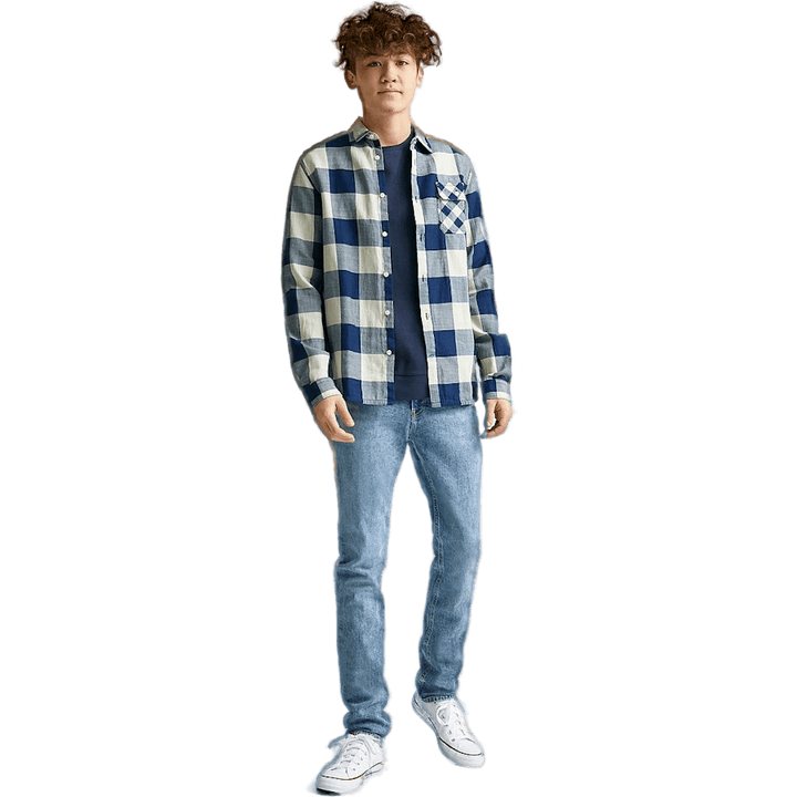 Vafljeva majica L/s Twilight Navy