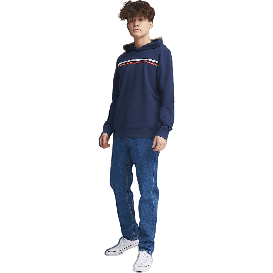 Tommy Tape Hoodie C87 - Twilight Navy