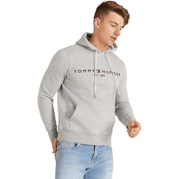 Tommy Logo Hoody Cloud Htr