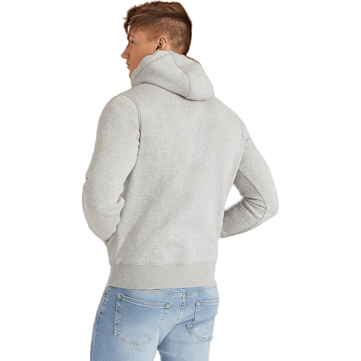 Tommy Logo Hoody Cloud Htr