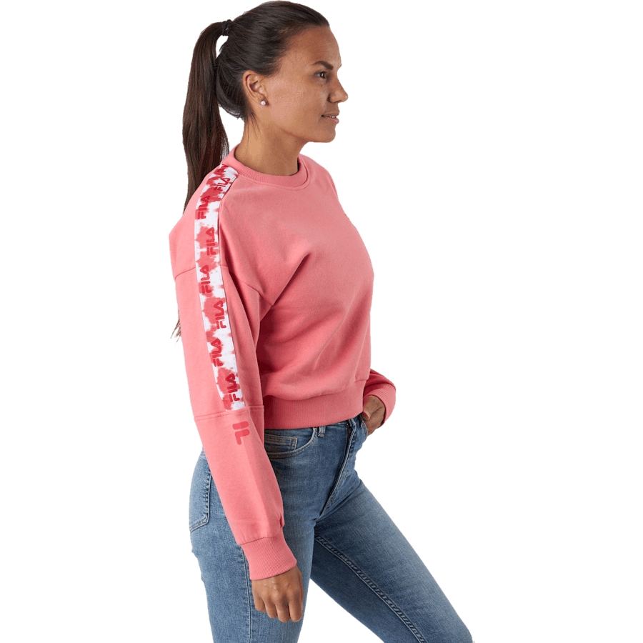 Bettens Cropped Crew Sweat 40021 - Tea Rose