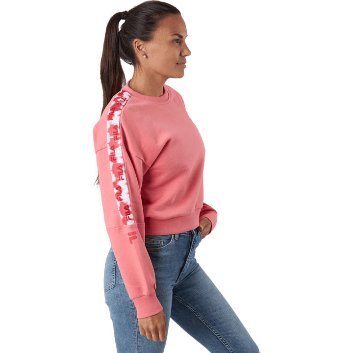 Bettens Cropped Crew Sweat 40021 - Tea Rose