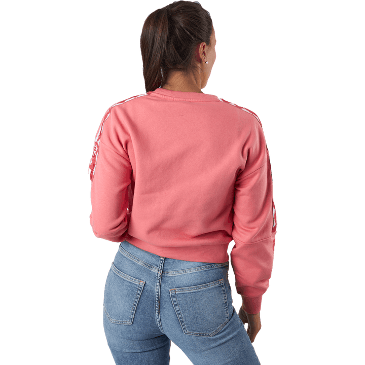 Bettens Cropped Crew Sweat 40021 - Tea Rose