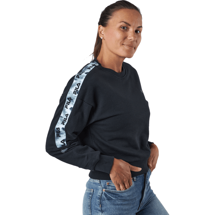 Bettens Cropped Crew Sweat 80001- Moonless Night