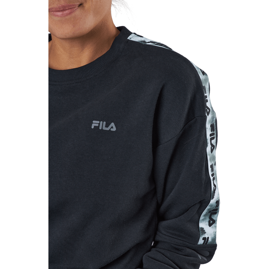 Bettens Cropped Crew Sweat 80001- Moonless Night