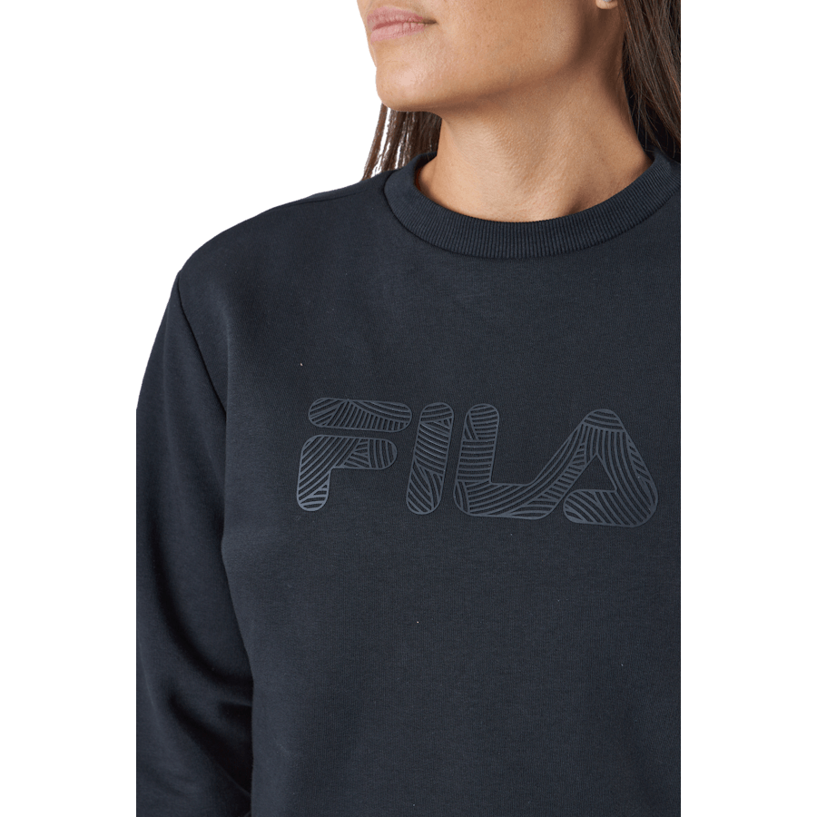 Bevaix Cropped Crew Sweat 80001 - Moonless Night