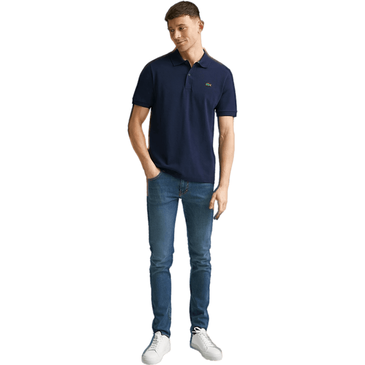 Relaxed Fit Polo Shirt 166 Navy Blue