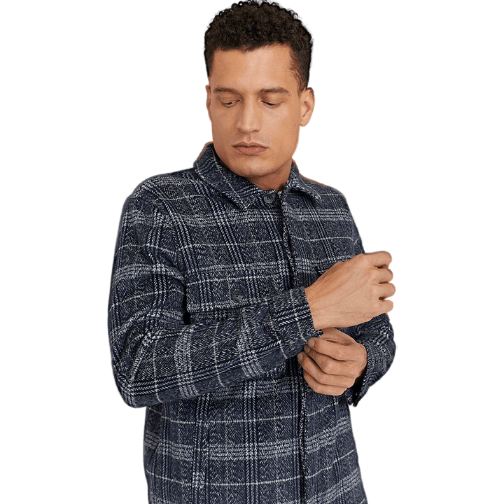 Monterey Check Overshirt Blue Check