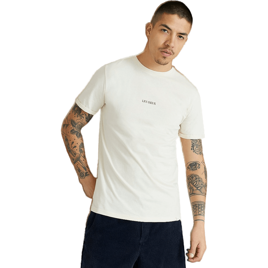 Lens T-shirt Ivory/black