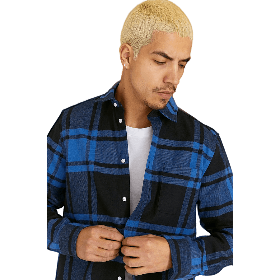 Les Deux Jeremy Check Flannel Shirt /paris