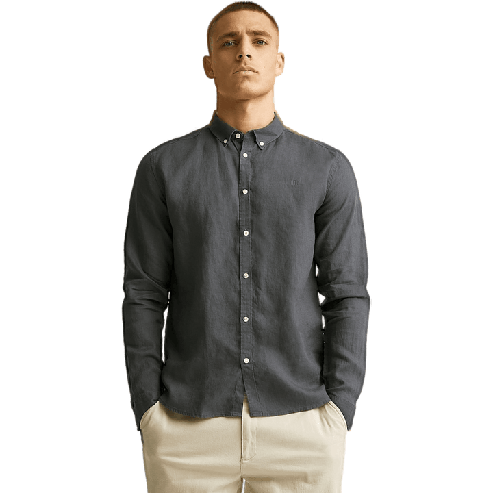 Les Deux Christoph Linen B.d. Shirt Turbulence