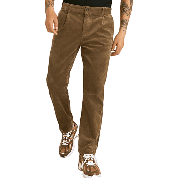 Les Deux Como Reg Pleat Corduroy Pants