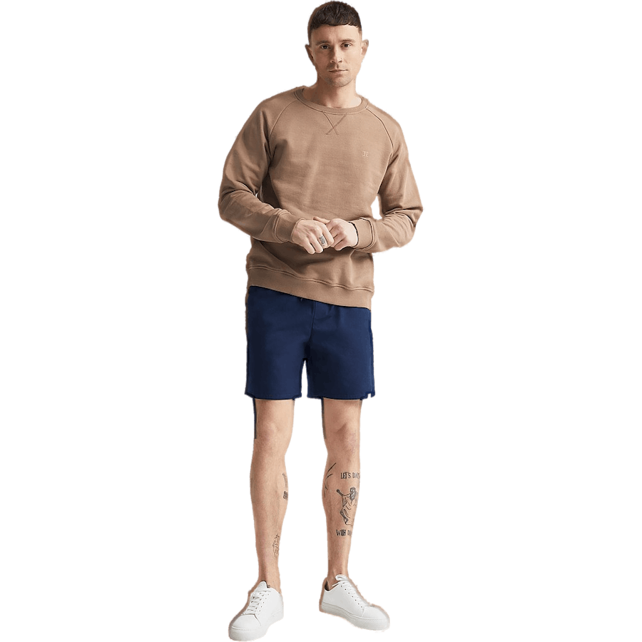 Les Deux Otto Twill Shorts Dark