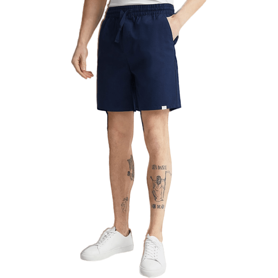 Les Deux Otto Twill Shorts Dark