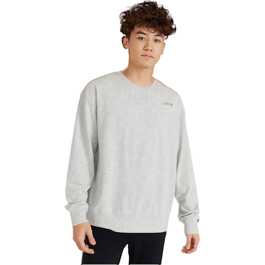 Lvb Graphic Crwneck Sweatshirt Light Grayheather
