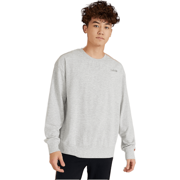 Lvb Graphic Crwneck Sweatshirt Light Grayheather