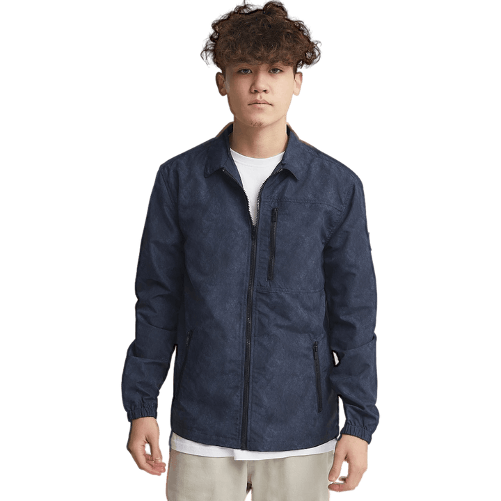 Mineral Pocket Shacket Black