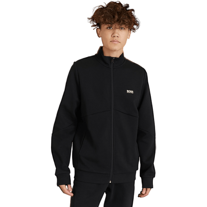 Zip Sweater Gold 09b Black