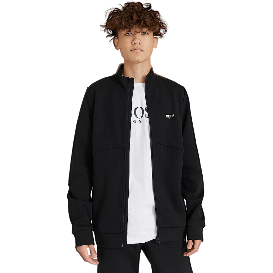 Zip Sweater Gold 09b Black
