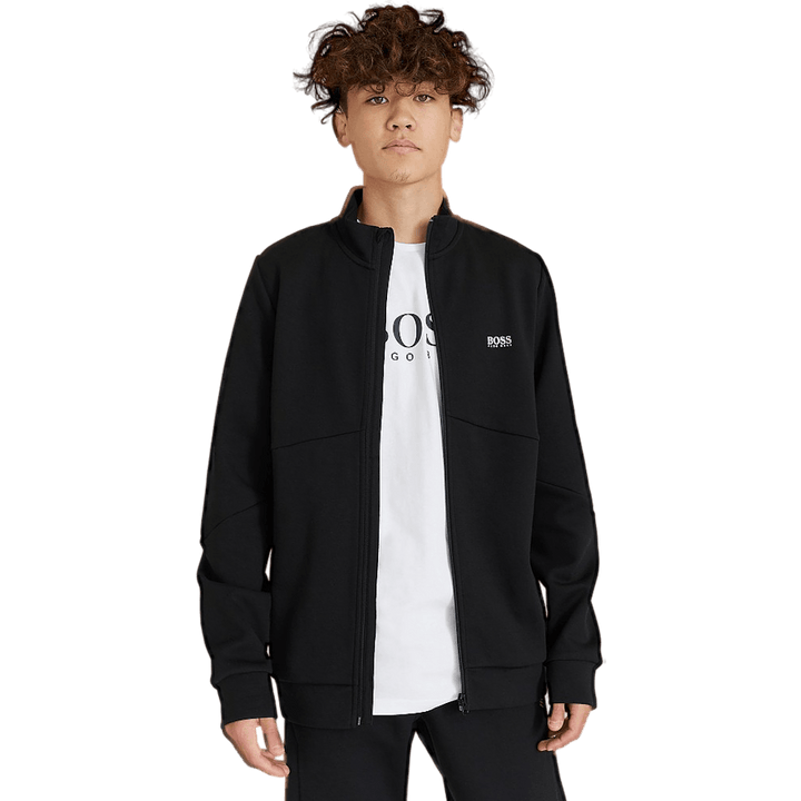 Zip Sweater Gold 09b Black